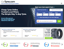 Tablet Screenshot of cartyres.com